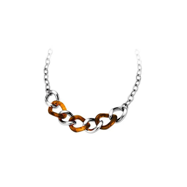 LOTUS STYLE WOMAN COOL STEEL NECKLACE LS1603-1/1