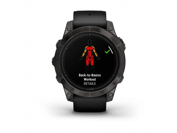 GARMIN EPIX PRO GEN2 SAPPHIRE 47MM CARBON GREY DLC TITANIUM С BLACK КАИШКА 010-02803-11