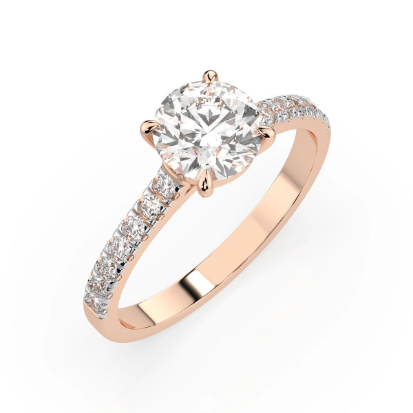 Cara пръстен с диаманти 0.70+0.21 ct GIA сертификат – ЗЛАТНО БИЖУ 14К K101-10094R(5.7)/14K