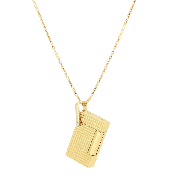 Запалка S.T.Dupont Lighter necklace Diamond head golden K27067CH