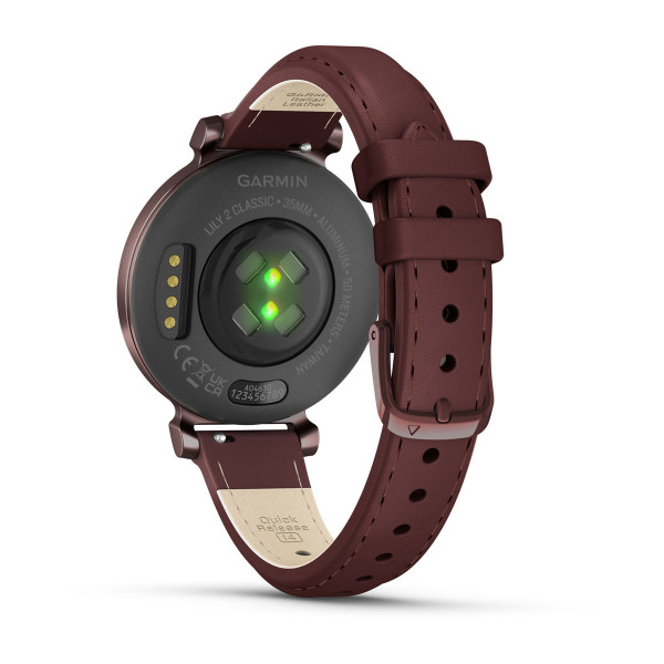 Garmin Lily 2 Classic Dark Bronze with Mulberry leather strap 010-02839-73