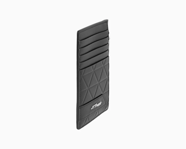 Калъф за документи S.T.Dupont FIREHEAD BLACK CARD HOLDER WITH COIN POCKET 161113