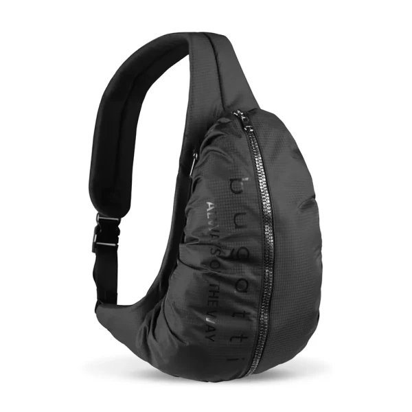 Раница Bugatti - Letter's Crossbody Backpack, черна