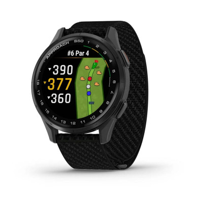 GARMIN APPROACH S50 - Slate Aluminium безел с Black ComfortFit Nylon каишка 010-03010-00