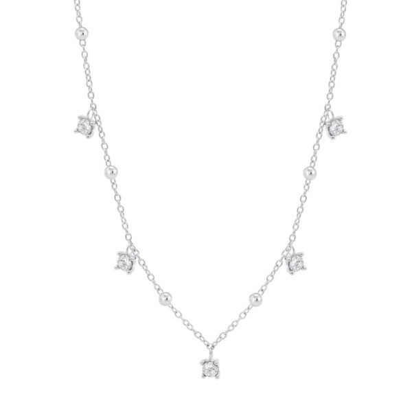LOTUS SILVER SILVER NECKLACE LP3920-1/1