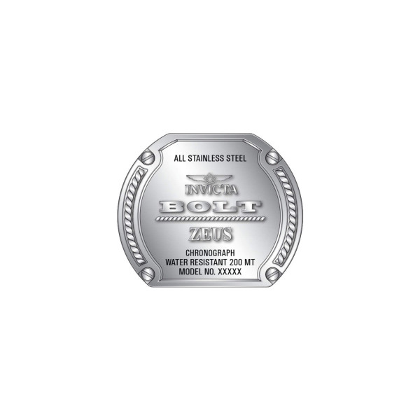 Invicta Bolt Zeus Magnum Silver Steel 47531