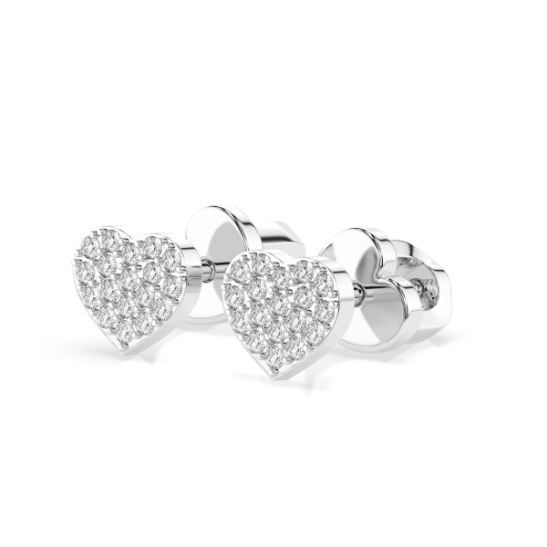 Cara обеци с диаманти 0.18 ct – ЗЛАТНО БИЖУ 14К K102-10097W/14K