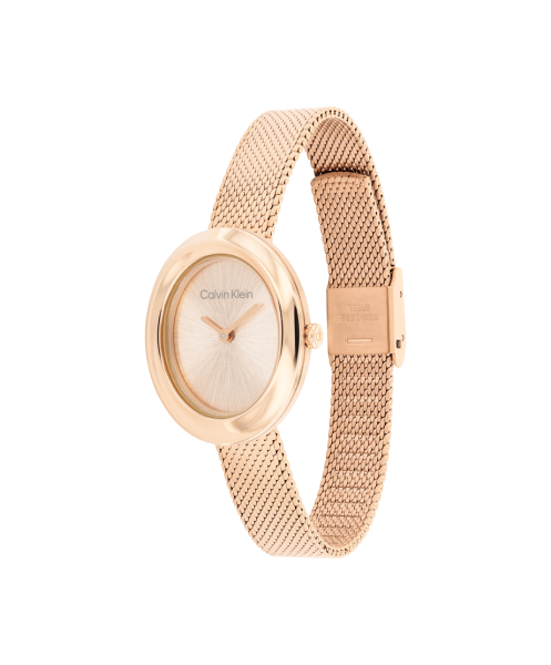 calvin klein 25100153 златист циферблат дамски модел classicwatches.bg