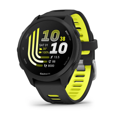 ЧАСОВНИК GARMIN FORERUNNER® 170 BLACK С BLACK/AMP YELLOW КАИШКА 010-03920-00