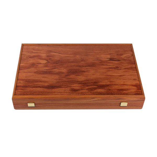 BACKGAMMON FOR GAME MANOPOULOS - ROSEWOOD BLACK & OAK POINTS, 48 X 53 CM