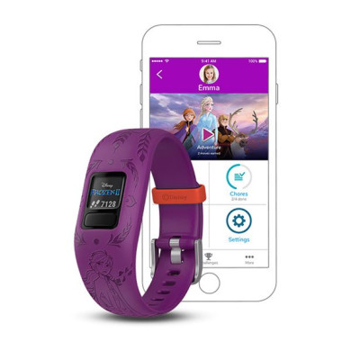 GARMIN ФИТНЕС ГРИВНА VÍVOFIT® JR. 2 DISNEY FROZEN2 - ANNA С РЕГУЛИРУЕМА КАИШКА 010-01909-19