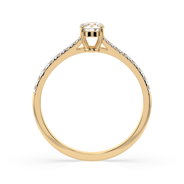 CARA DIAMANTI Златeн пръстен с диаманти K101-10094Y