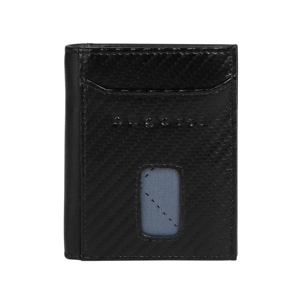 Калъф за карти и документи Bugatti - Secure Slim Carbon, черен