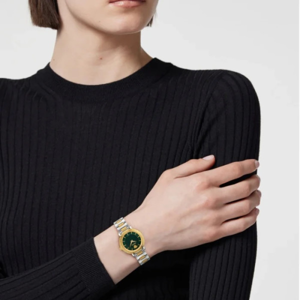 часовник versace ve5l00426 елегантен модел зелен циферблат classicwatches.bg