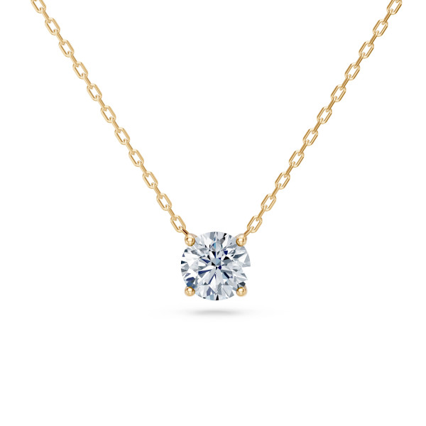 Cara колие с диамант 0.70 ct GIA сертификат – ЗЛАТНО БИЖУ 14К K104-10040Y(5.7)/14K