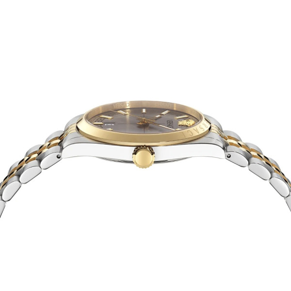 versace millenyium gent 41 мм сапфир кристал сив циферблат classicwatches.bg
