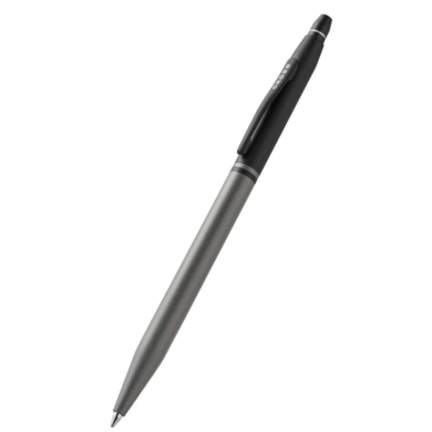 Химикалка Cross Click Tuxedo - Satin Metallic Gray with Black