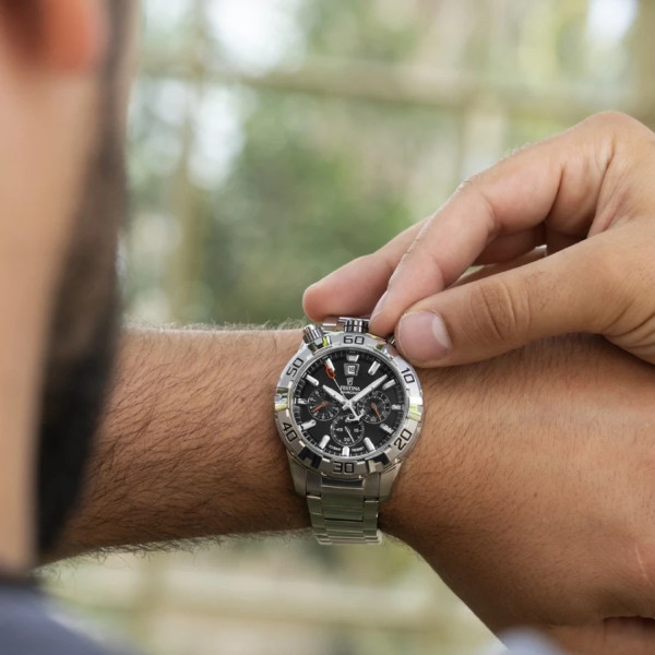 festina спортен часовник 10 atm черен модел classicwatches.bg