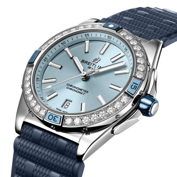 BREITLING  SUPER CHRONOMAT AUTOMATIC 38MM SEA LADY'S WATCH A17356531C1S1