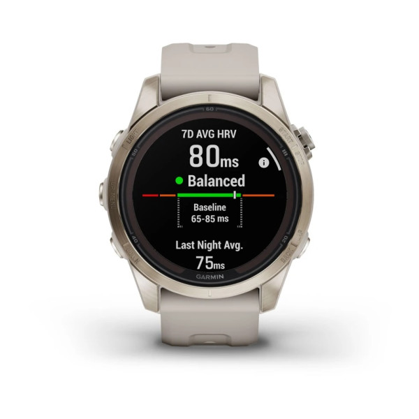 GARMIN FENIX 7S PRO SAPPHIRE SOLAR SOFT GOLD 42MM 010-02776-15