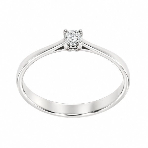 Cara Diamanti gold ring with diamond AA0532.11W/0.11ctsSI/H
