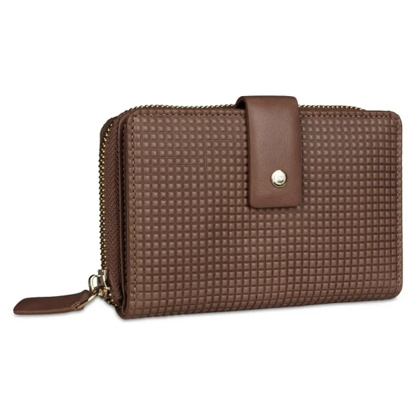 Дамски портфейл Bugatti - Noemi M, RFID защита, кафяв