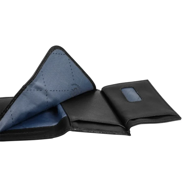 Калъф за карти и документи Bugatti - Secure Slim Carbon, черен