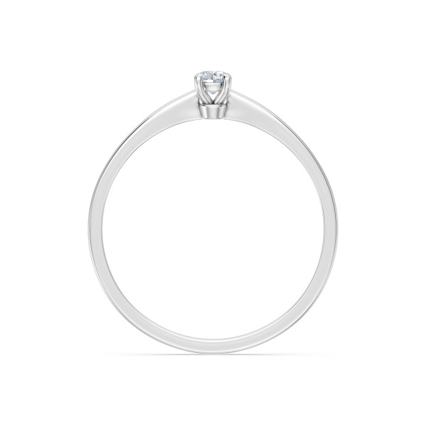 Cara пръстен с диамант 0.10 ct – ЗЛАТНО БИЖУ 14К K101-10116W(3.0)/14K