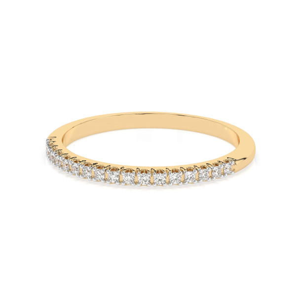 Cara пръстен с диаманти 0.14 ct – ЗЛАТНО БИЖУ 14К K101-10076Y/14K