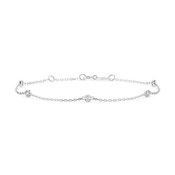 Cara гривна с диаманти 0.14 ct – ЗЛАТНО БИЖУ 14К K105-10008/5W(1.9)/14K