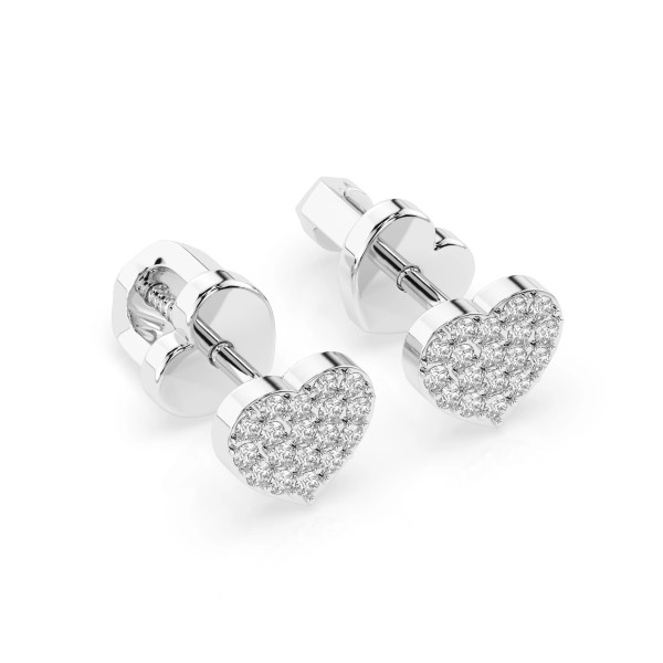 Cara обеци с диаманти 0.18 ct – ЗЛАТНО БИЖУ 14К K102-10097W/14K