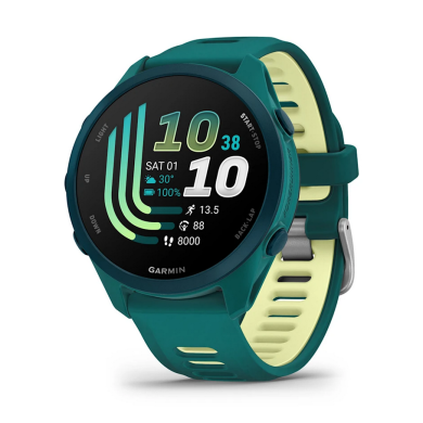 Forerunner® 170 - Music - Teal Green с Teal Green/Citron каишка