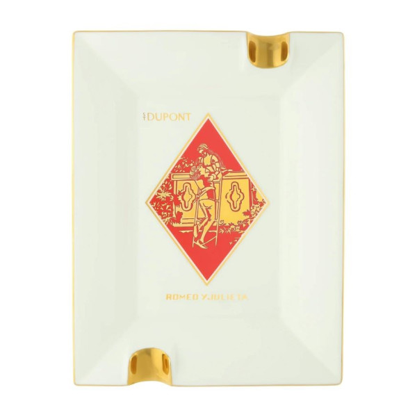 Пепелник S.T.Dupont Ashtray Porcelain Romeo y Julieta white 6450