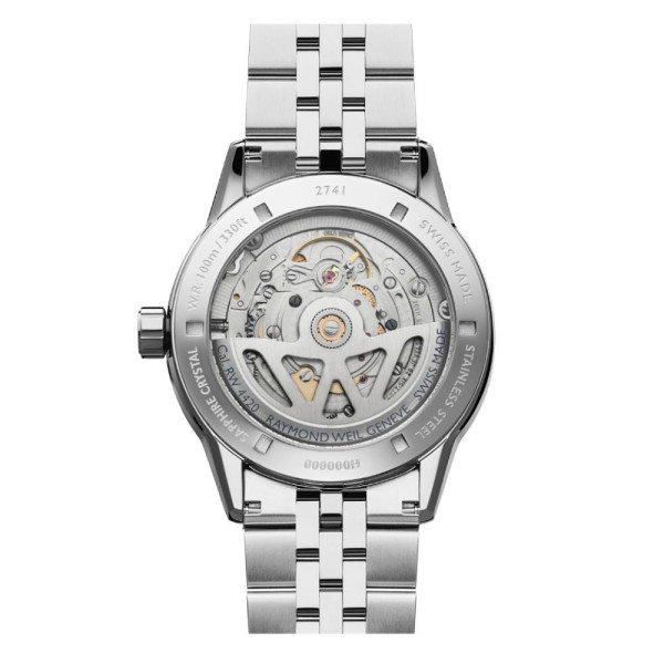 Raymond Weil 2741-ST-52001 мъжки часовник с прозрачен заден капак ClassicWatches.bg
