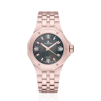 ЧАСОВНИК EDOX DELFIN THE ORIGINAL DIVER DATE LADY 33 ММ 53100-37RM-NANRND