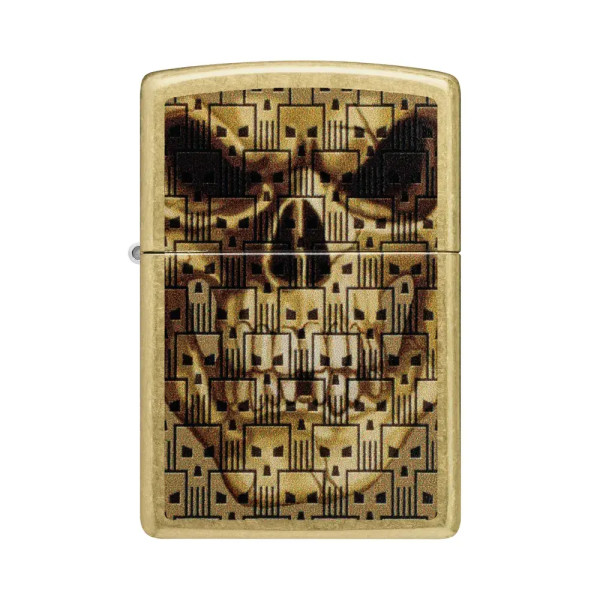 LIGHTER ZIPPO - SKULLS ON SKULLS DESIGN
