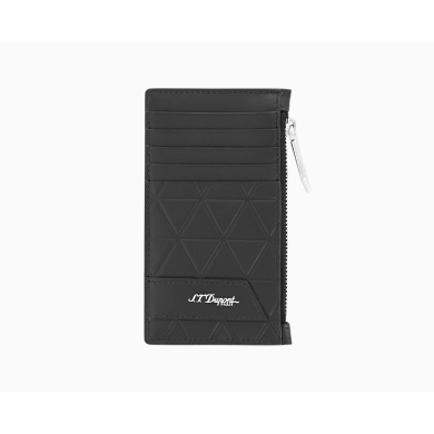 Калъф за документи S.T.Dupont FIREHEAD BLACK CARD HOLDER WITH COIN POCKET 161113