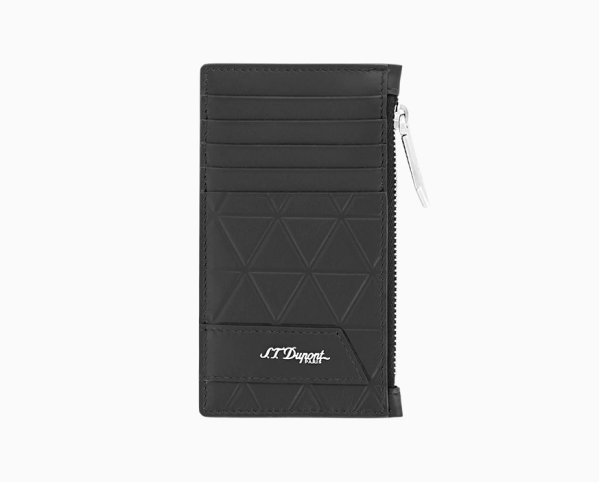 Калъф за документи S.T.Dupont FIREHEAD BLACK CARD HOLDER WITH COIN POCKET 161113