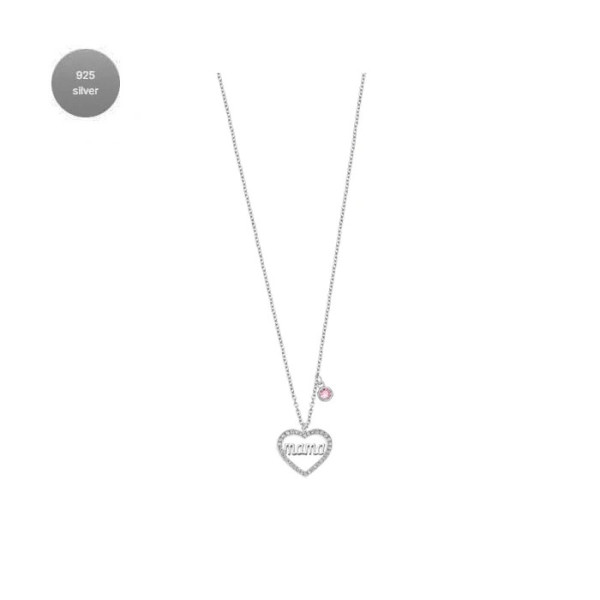 LOTUS SILVER MOTHER'S LOVE SILVER NECKLACE LP3398-1/1