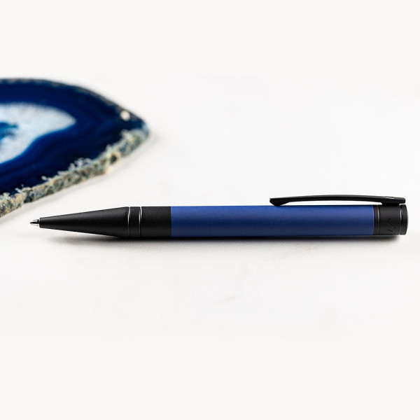 ХИМИКАЛКА S.T.DUPONT D-INITIAL OCEAN BLUE AND MATT BLACK 265002