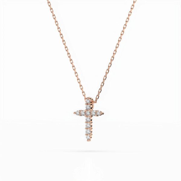 Cara колие с диаманти 0.07+0.02 ct – ЗЛАТНО БИЖУ 14К K104-10020R/14K