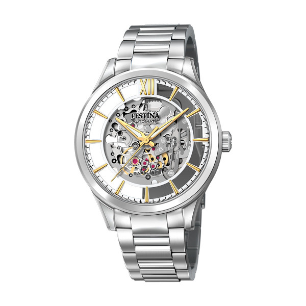 FESTINA SKELETON AUTOMATIC 42.8MM MEN`S WATCH F20630/1