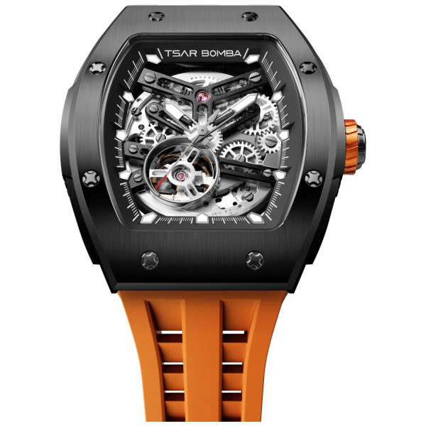 TSAR BOMBA T-Elemental Automatic Black Orange TB8228A-02
