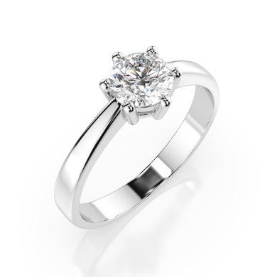 CARA Златен пръстен с диамант 0.40 ct GIA сертификат K101-10151W 