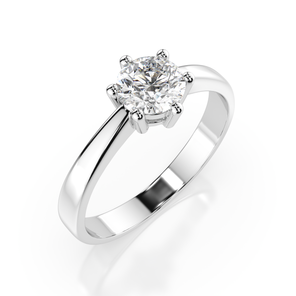 CARA Златен пръстен с диамант 0.40 ct GIA сертификат K101-10151W 