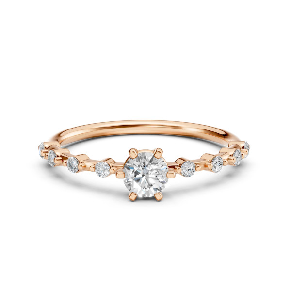 Cara пръстен с диаманти 0.40+0.16 ct GIA сертификат – ЗЛАТНО БИЖУ 14К K101-10144R(4.7)/14K