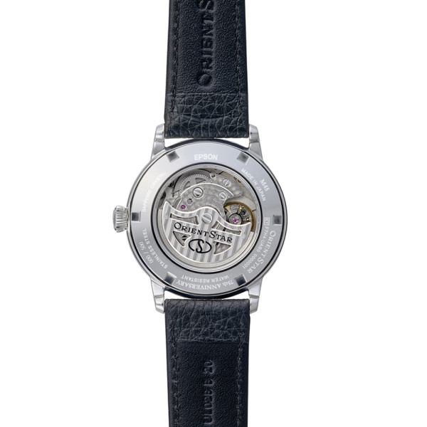 мъжки механичен часовник orient star 75 anniversary leather strap classicwatches.bg

