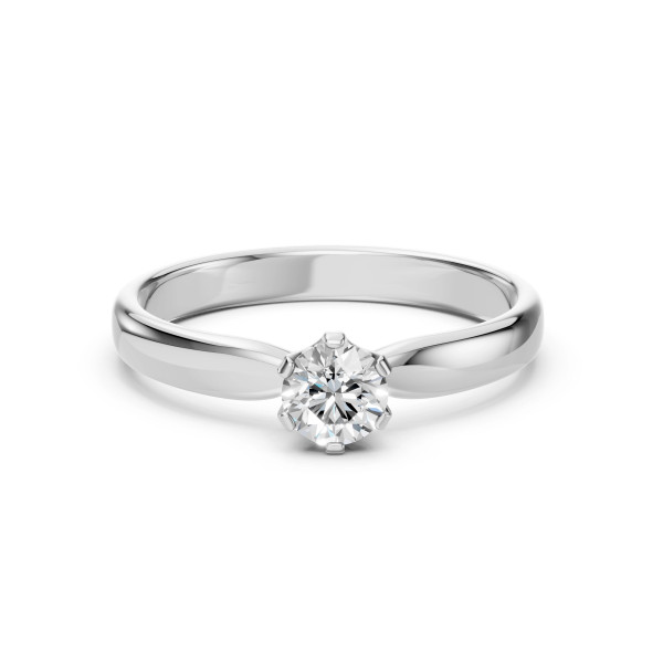 Cara пръстен с диамант 0.40 ct GIA сертификат – ЗЛАТНО БИЖУ 14К K101-10040W(4.7)/14K