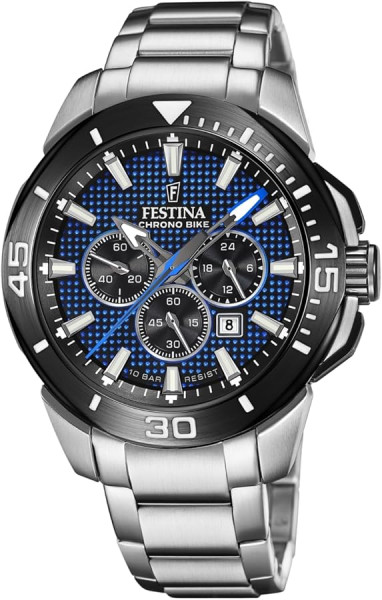 FESTINA CHRONO BIKE 44MM MEN`S WATCH F20448/2