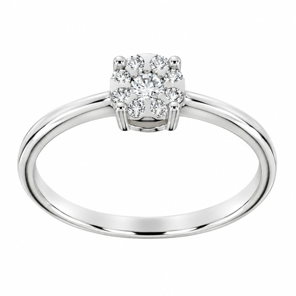 Cara Diamanti gold ring with diamond AA0571W/0.15ctsSI/H
